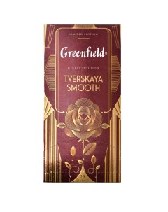 Чайный напиток Tverskaya Smooth в пакетиках 1 5 г х 25 шт Greenfield