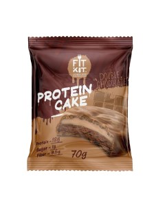 Протеиновое печенье Protein Cake двойной шоколад 70 г Fit kit