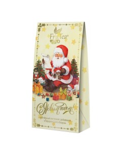 Чай черный Fru Tea Подарки Санта Клауса с добавками листовые 50 г Frutea