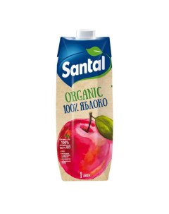 Сок Organic яблоко 1 л Santal