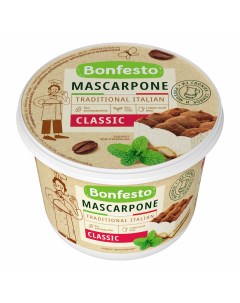 Сыр мягкий Mascarpone 78 500 г Bonfesto