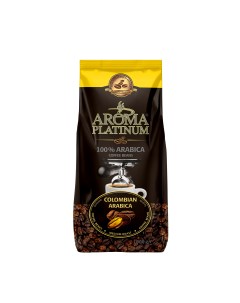 Кофе натуральный Colombian в зёрнах 1 кг Aroma platinum