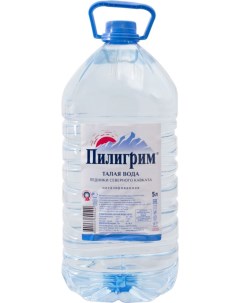 Вода минеральная негазированная талая пластик 5 л Пилигрим
