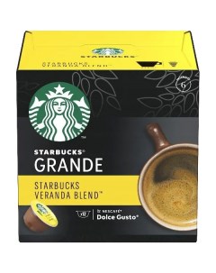 Кофе в капсулах Grande Veranda Blend Nescafe Dolce Gusto 12 капсул Starbucks