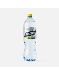 Вода питьевая Active негазированная со вкусом лимона 1 л Aqua minerale