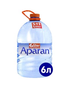 Вода минеральная негазированная 2 шт х 6 л Апаран