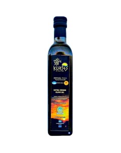 Масло оливковое Extra virgin стеклянная бутылка 500 мл Kurtes