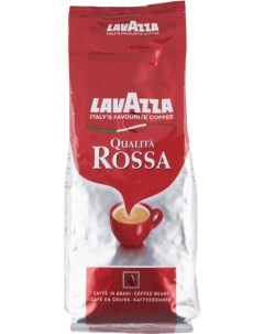 Кофе в зернах qualita rossa 250 г Lavazza