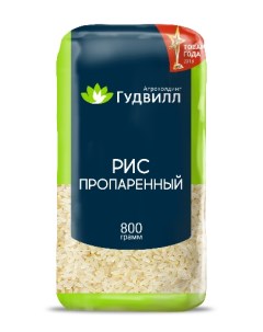 Рис пропаренный 800 г Гудвилл