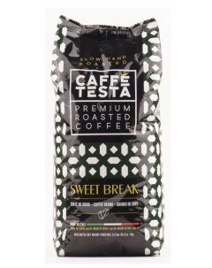 Кофе в зернах Sweet break 80 арабика 20 робуста 1 кг Caffe testa
