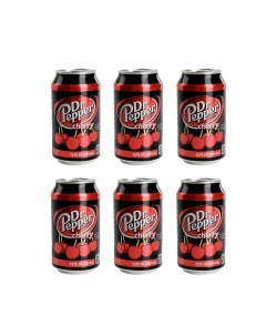 Газированный напиток Dr Pepper Cherry 6 шт по 330 г Dr. pepper