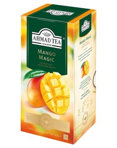 Чай черный с ароматом манго в пакетиках 1 5 г х 25 шт Ahmad tea