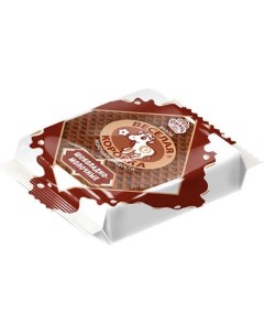 Вафли Веселая Коровка классические шоколадно молочные 150 г Дымка