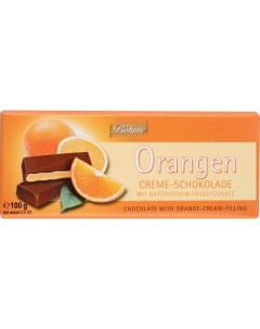 Шоколад темный orangen с апельсиновой начинкой 100 г Bohme