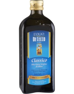 Масло extra virgin di olia classico оливковое нерафинированное 0 5 л De cecco