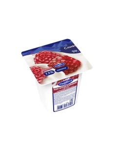 Йогуртный продукт малина клубника 7 5 95 г бзмж Alpenland