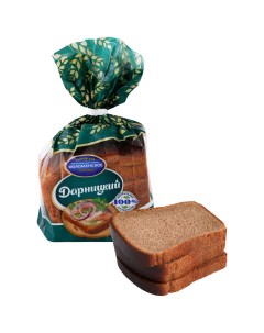 Хлеб серый Дарницкий без сахара 350 г Коломенское