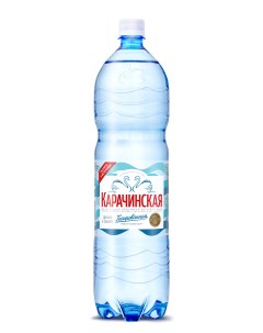 Вода минеральная газированная пластик 1 5 л Карачинская
