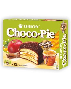Пирожное Choco Pie яблоко корица 12 30г 360г Orion