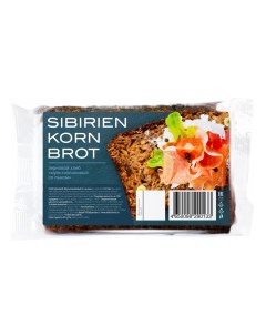 Хлеб зерновой мультизлаковый со льном 280 г Sibirien korn brot