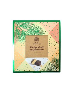Конфеты марципан кедровый в шоколадной глазури 170 г Сибирский кедр
