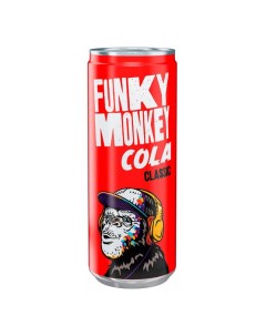 Газированный напиток кола сильногазированный 0 33 л Funky monkey