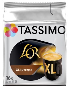 Кофе в капсулах Jacobs L or Xl Intense Т диски 16 шт Tassimo