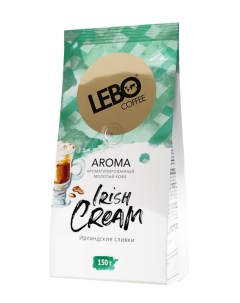 Кофе натуральный Aroma Irish Cream молотый арабика Ирландские сливки 150 г Lebo