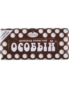 Шоколад пористый темный Фабрика имени Крупской особый 80 г Кф крупской