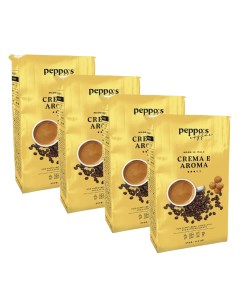 Кофе молотый Crema e Aroma 250 г х 4 шт Peppo's