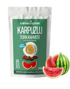 Кофе молотый турецкий арабика Karpuzlu со вкусом арбуза 200 г Kahveciayhan
