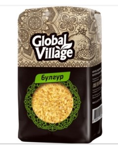 Крупа Булгур GL Village пшеничная 450гр Global villadge