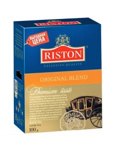 Чай черный Original Blend листовой 1 5 г х 100 шт Riston