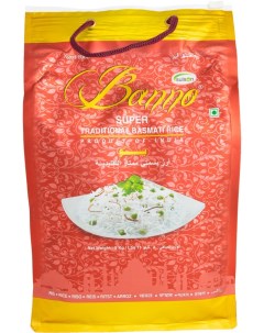 Рис Super Traditional Basmati 5кг Banno