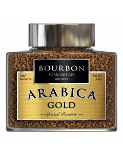 Кофе Arabica Gold растворимый 100 г Bourbon
