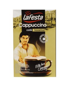 Кофейный напиток La Festa капучино ореховый 12 5 г 10 штук Lafesta