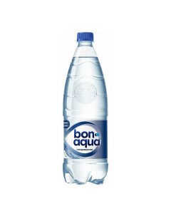 Вода питьевая BonAqua газированная столовая 1 л Bona aqua