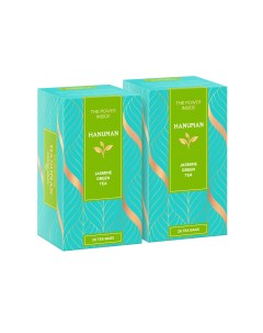 Чай зеленый Jasmine Green Tea пакетированный 2 уп по 25 пакетиков Hanuman