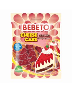 Мармелад Cheese Cake со вкусом ванили малины и вафли жевательный 70 г Bebeto