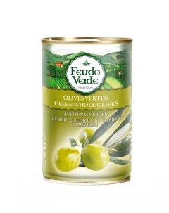 Оливки зеленые с косточкой 280 г Feudo verde