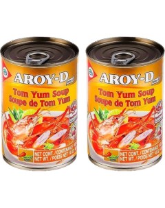 Суп Том Ям жестяная банка 400 г 2 шт Aroy-d