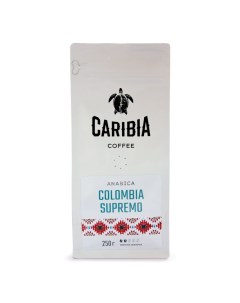 Кофе Arabica Colombia Supremo в зёрнах 250 г Caribia