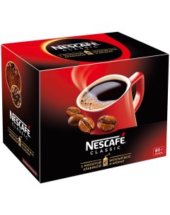Кофе растворимый Classic гранулированный с молотым 30 пакетиков 2г Nescafe