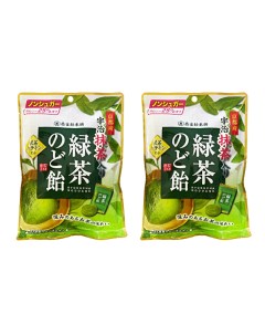 Леденцы без сахара с зелёным чаем и экстрактом 21 вида трав 2 шт по 100 г Senjaku