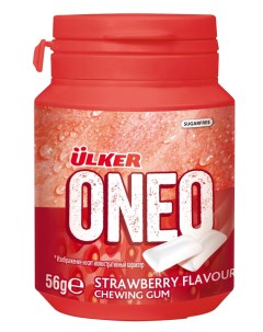 Резинка жевательная Oneo со вкусом клубники 56 г Ulker