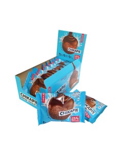 Протеиновое печенье глазированное Шоколад с начинкой 9 штук Chikalab