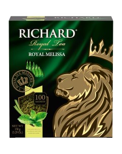 Чай Royal Melissa зеленый ароматизированный 100 сашет Richard