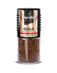 Кофе растворимый Gold сублимированный стеклянная банка 190г Jardin