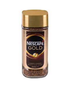 Кофе растворимый Gold сублимированный с молотым тонкий помол 95г Nescafe