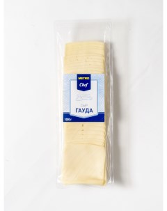 Сыр полутвердый Гауда нарезка 48 1 кг бзмж Metro chef